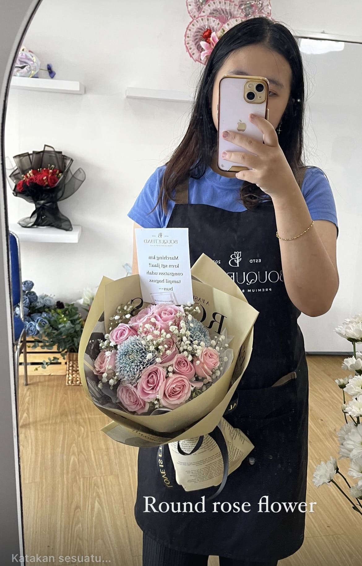 Round Rose Gompie
